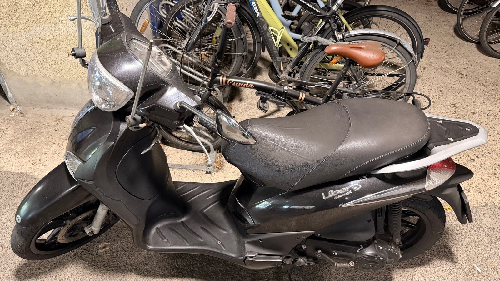 Piaggio Liberty 50cc Scooter - Zwart, Goede Staat, Fietsen en Brommers, Ophalen, Gebruikt, Overige modellen, Maximaal 45 km/u