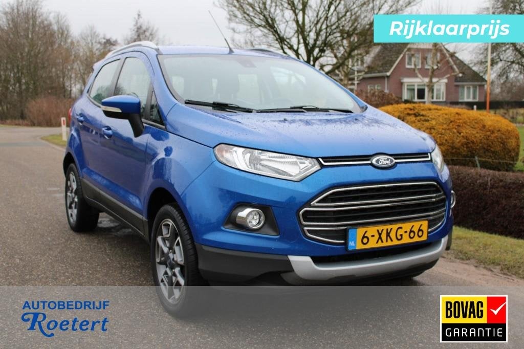 Ford ECOSPORT 1.0 125pk Titanium ECC/Cruise/PDC/Lichtmetalen, Auto's, Ford, Voorwielaandrijving, Euro 5, 125 pk, Gebruikt