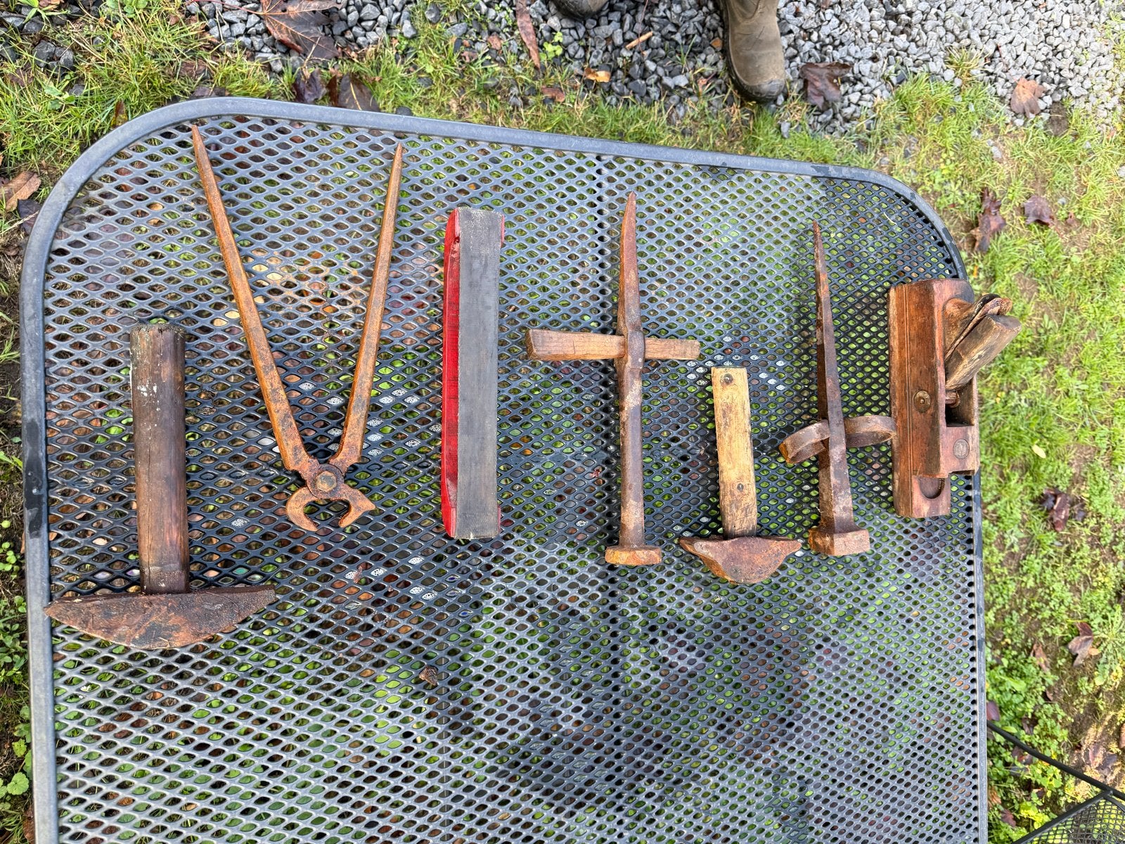 Antiek gereedschap set - houtbewerking en meer, Antiek en Kunst, Ophalen