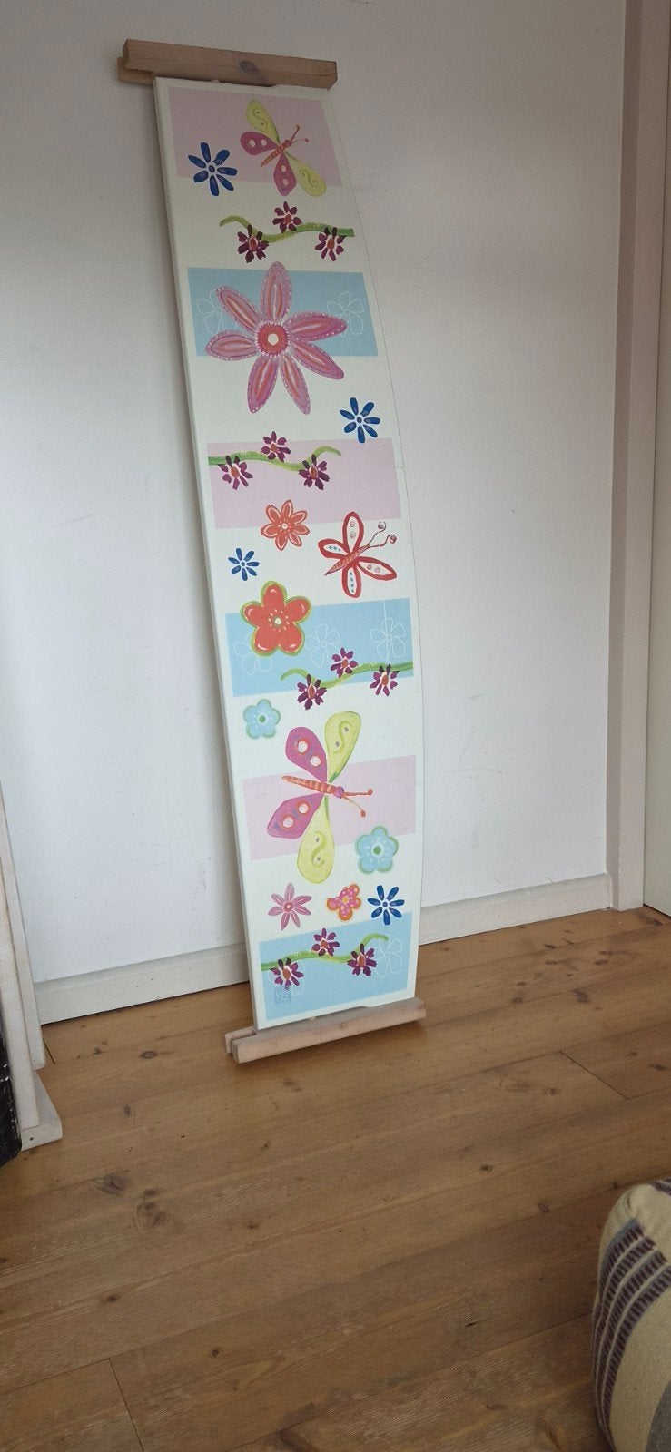 Lifetime uitvalbeschermer 160 cm met bloemen en vlinders, Ophalen, Gebruikt, 160 tot 180 cm, 70 tot 85 cm