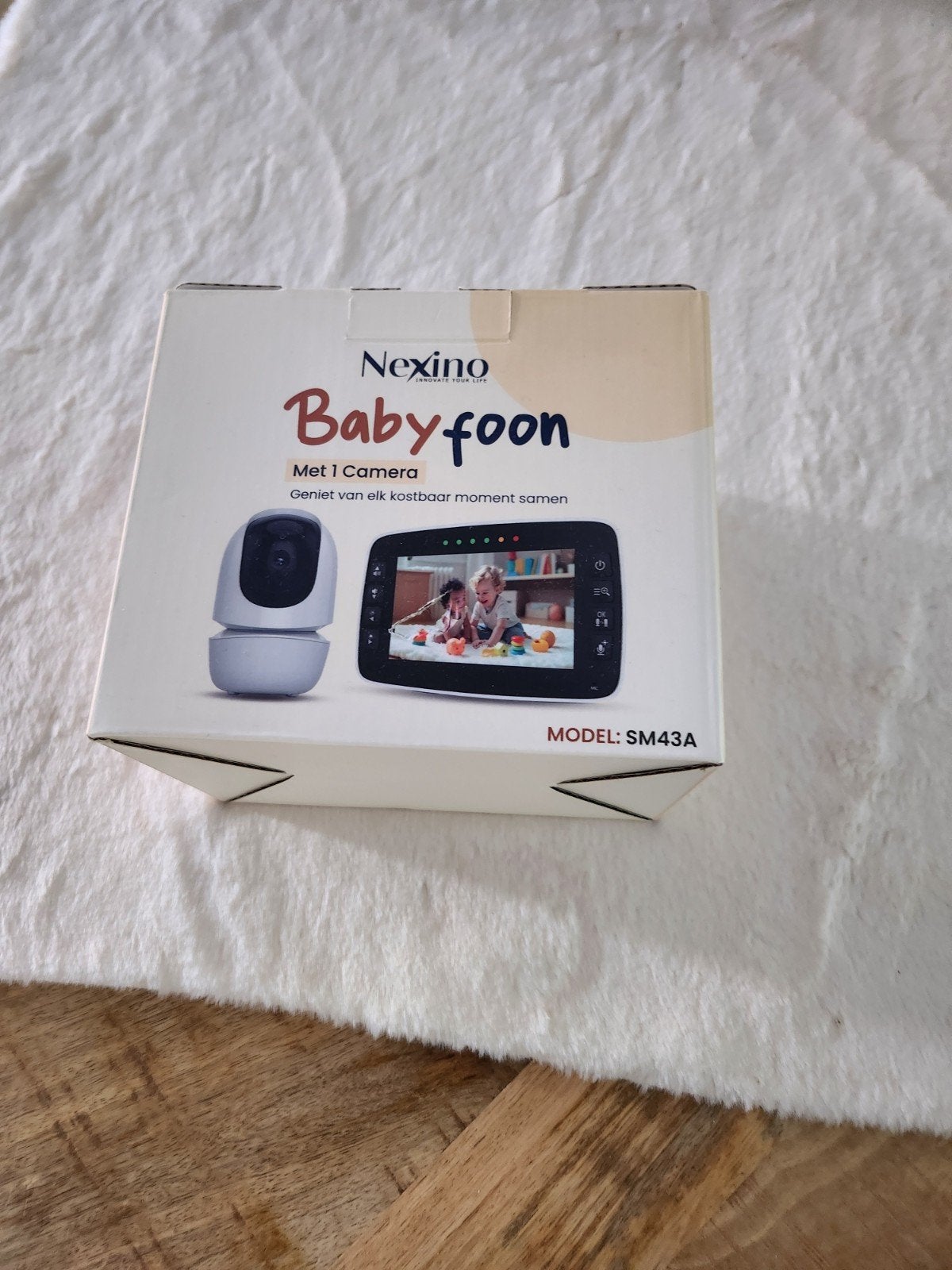 Nexino Babyfoon SM43A met Camera en Terugspreekfunctie, Ophalen of Verzenden, Nieuw