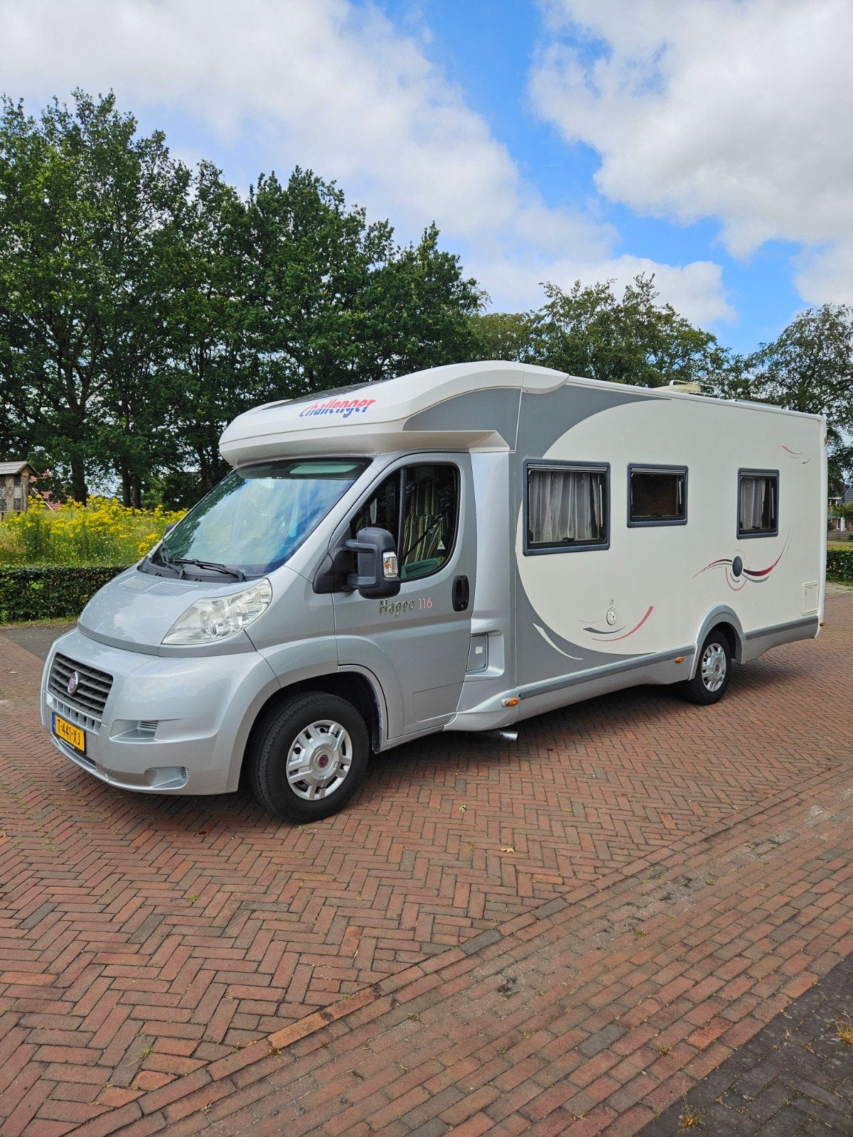 Challenger Mageo 116 Fiat Ducato Airco / Bearlock, Caravans en Kamperen, Luifel, Ringverwarming, Fiat, 6 tot 7 meter