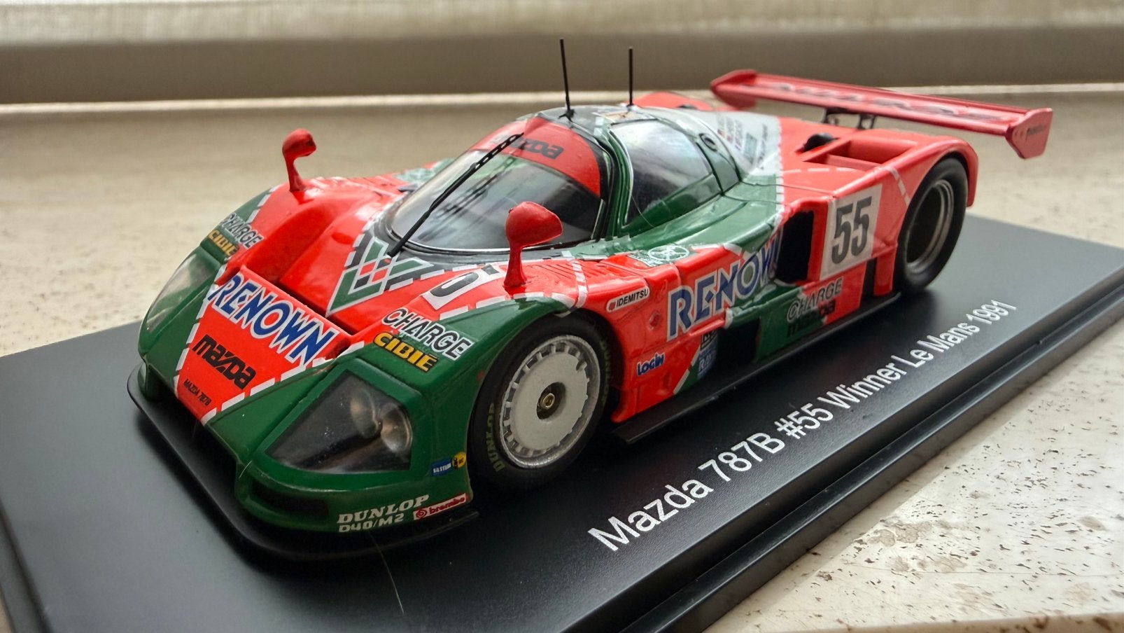 Mazda 787B, Hobby en Vrije tijd, Modelauto's | 1:43, Ophalen of Verzenden, Zo goed als nieuw, Auto, Overige merken