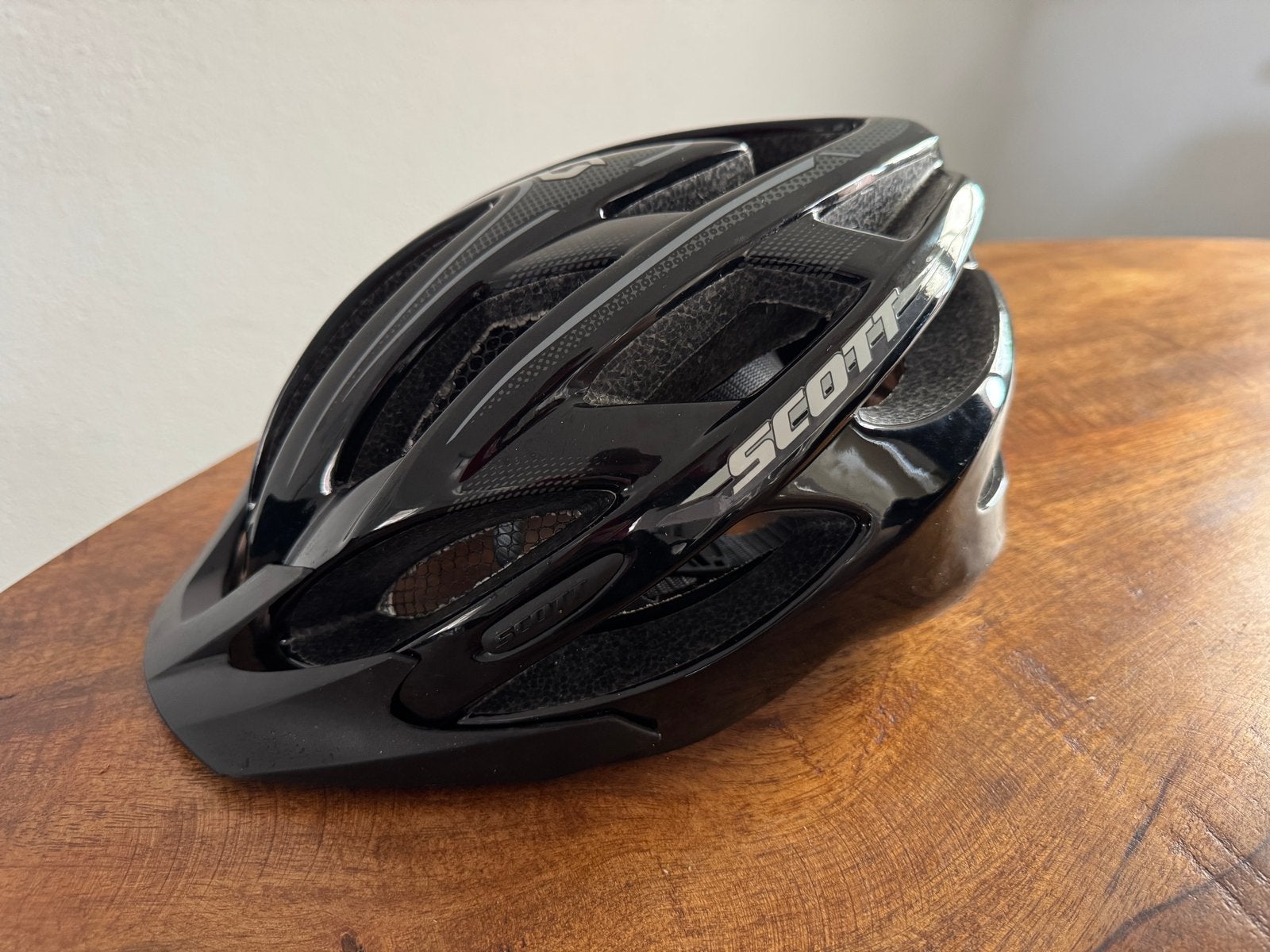 Scott Watu Fietshelm Zwart - Maat S/M (54-59cm), Fietsen en Brommers, Fietsaccessoires | Fietshelmen, Ophalen of Verzenden, Zo goed als nieuw