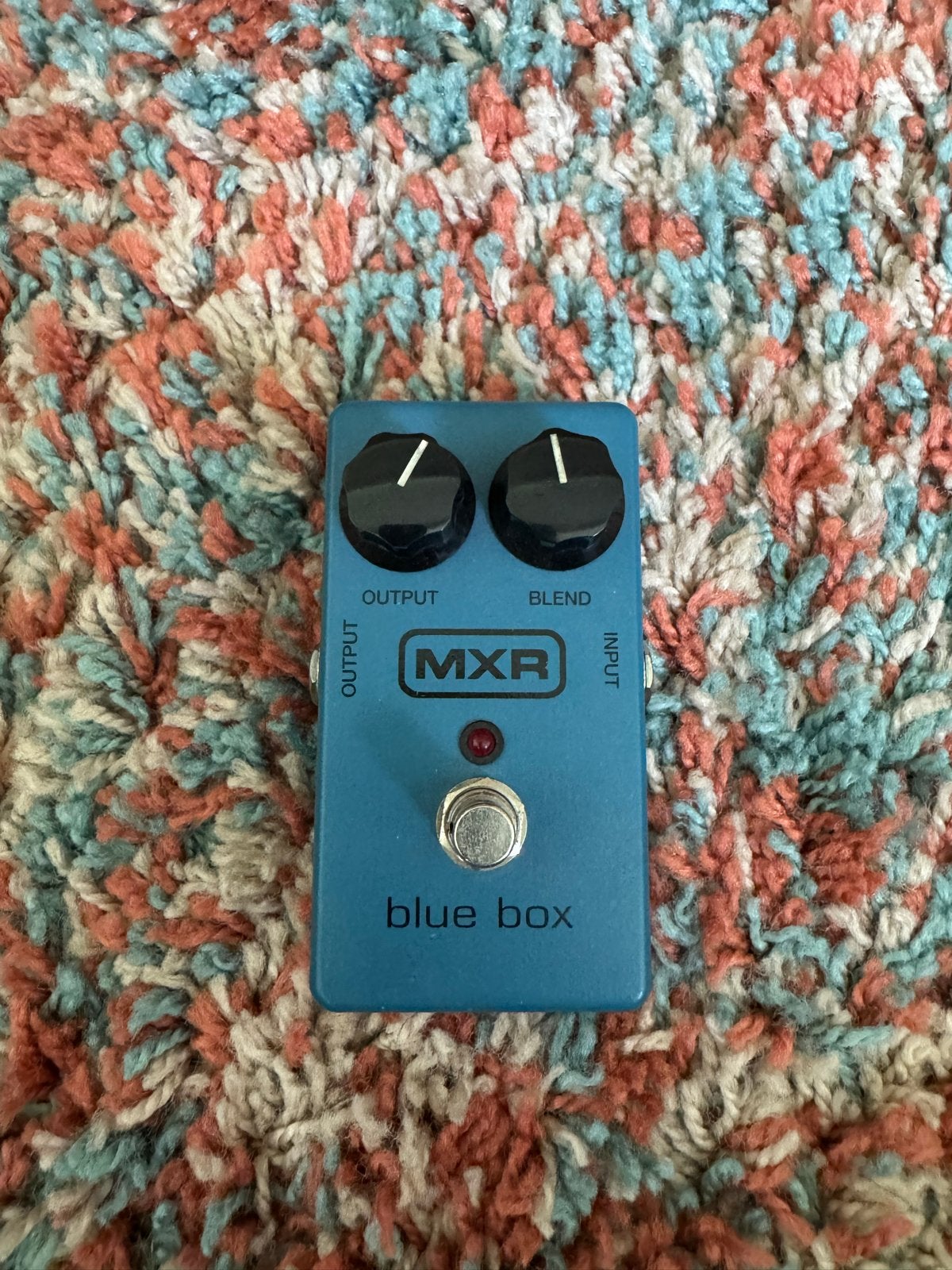 MXR Blue Box Fuzz/Octave Pedaal, Ophalen, Zo goed als nieuw, Distortion, Overdrive of Fuzz