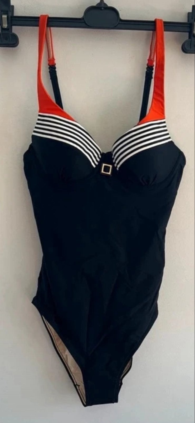 Marie Jo Donkerblauw Badpak Mt XS Cup 70C Nieuw, Verzenden, Nieuw, Blauw, Badpak