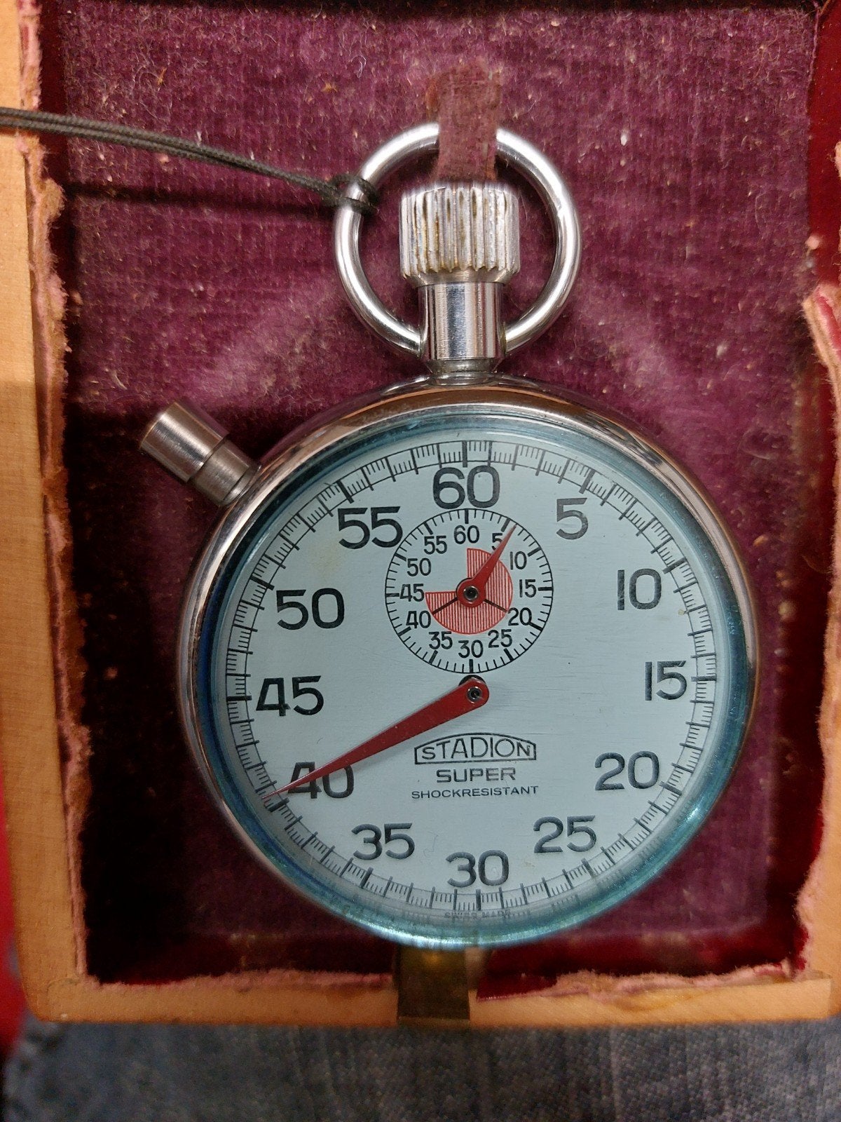Vintage Stadion Super Schokbestendige Stopwatch, Ophalen of Verzenden