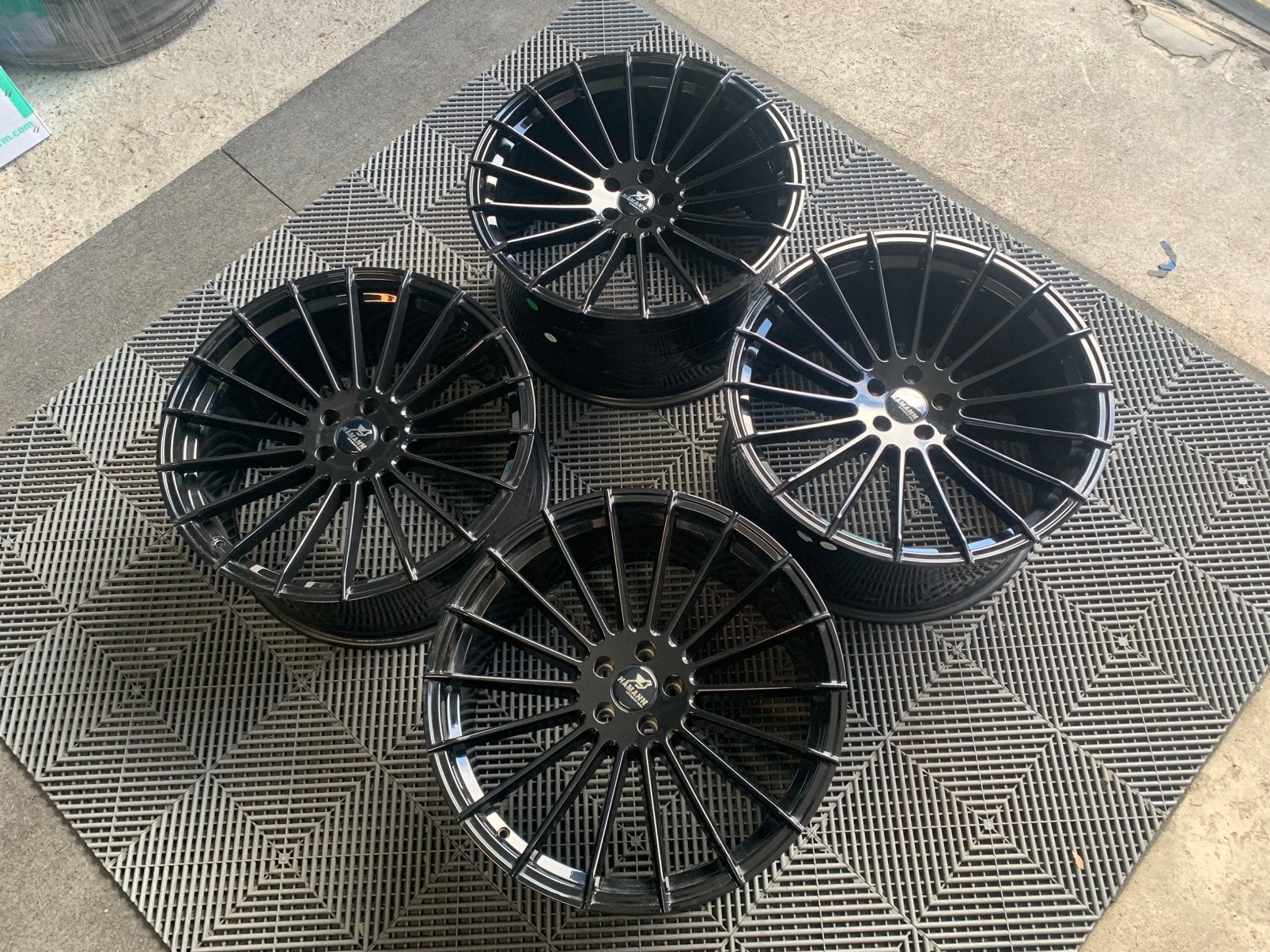 22 inch jong gebruikte Hamann breedset ! 5x112, Ophalen of Verzenden, Gebruikt, Overige maten, Velg(en)
