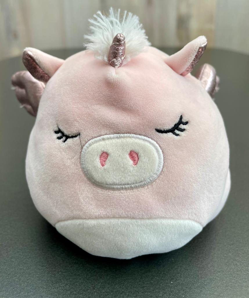 TE KOOP: omkeerbare eenhoorn/drakenknuffel Squishmallow ZGAN, Eenhoorn, Overige karakters, Ophalen of Verzenden, Roze