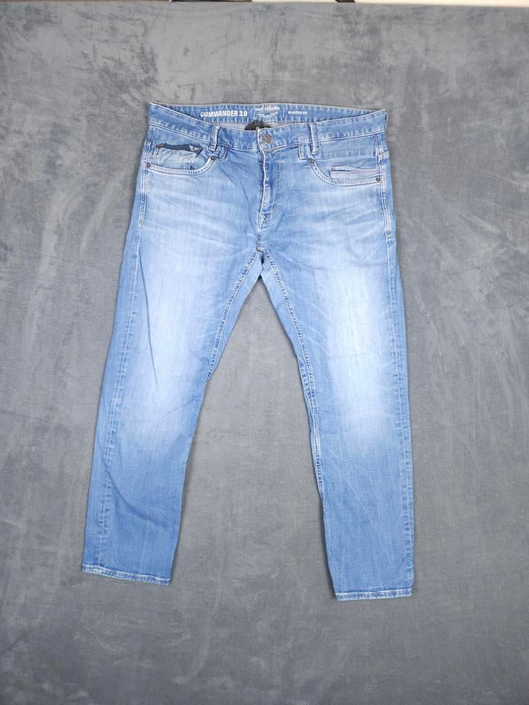 Pme Legend Broek Commander 3.0 W40 L32 Relaxed Fit Stretch., Blauw, ., Ophalen of Verzenden, .