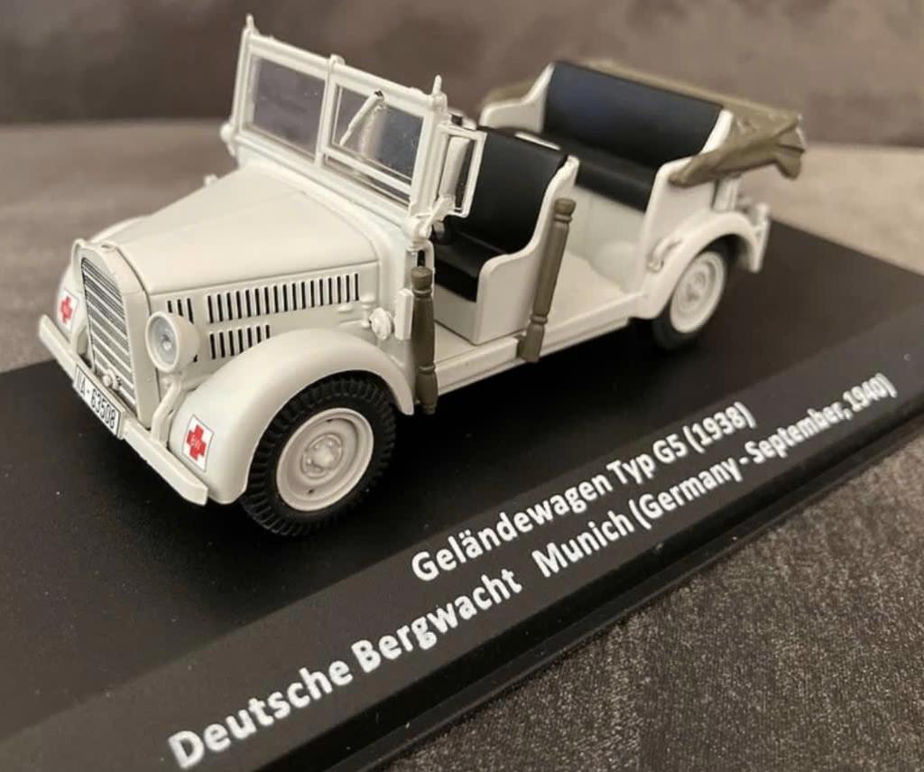Mercedes Typ G5 W152 '38 1/43 VOITURES Militaires WO II # 26, Hobby en Vrije tijd, Verzenden, Nieuw, Auto, Overige merken