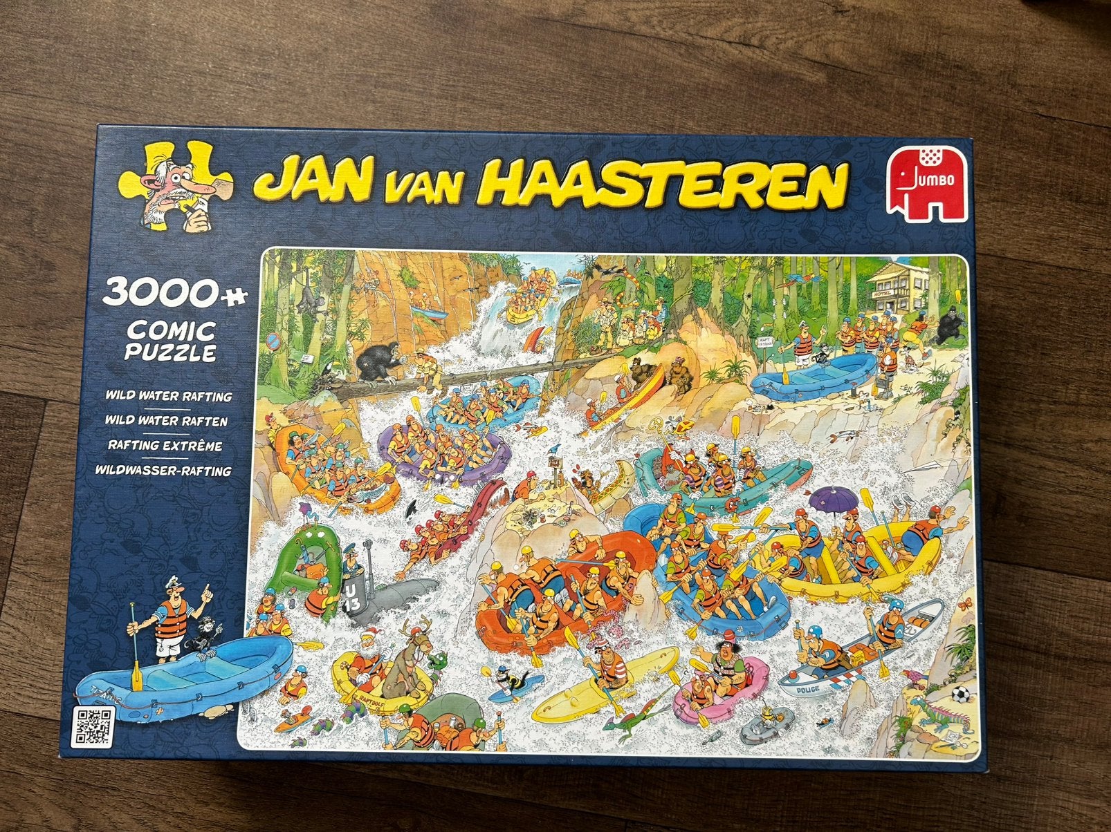 Wild water raften 3000stukjes, Hobby en Vrije tijd, Denksport en Puzzels, Ophalen, Meer dan 1500 stukjes, Zo goed als nieuw, Legpuzzel
