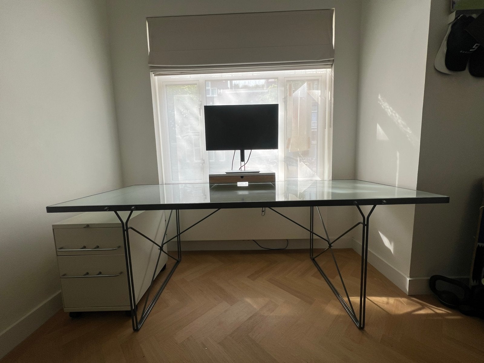 Vintage Niels Gammelgaard 'Moment' tafel / Bureau 200x80x73, Ophalen, Overige typen, Gebruikt, IKEA