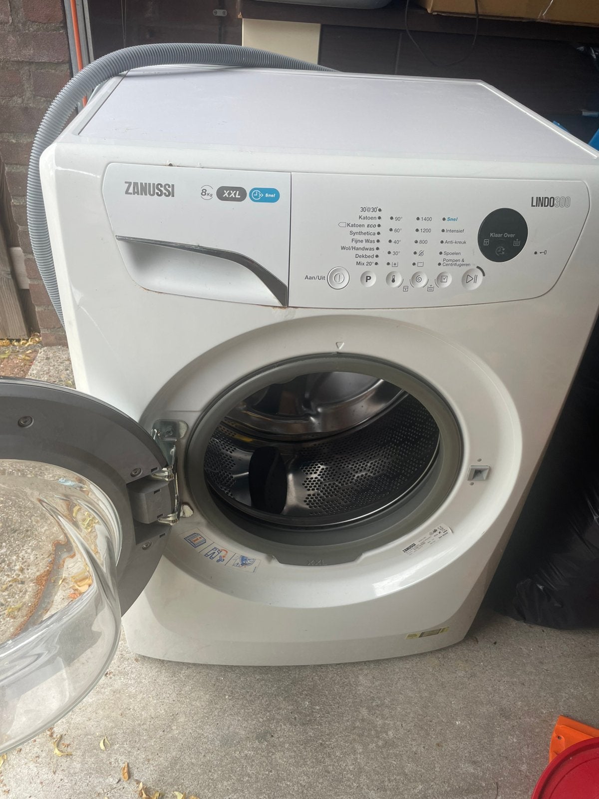 Wasmachine, Ophalen, Zo goed als nieuw, 1200 tot 1600 toeren, 85 tot 90 cm