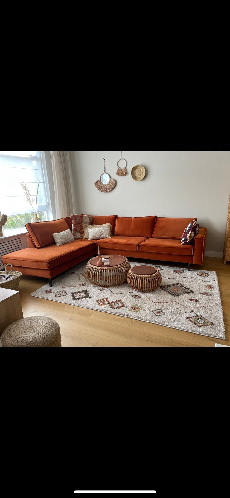 Mooie hoekbank Wehkamp Home, Huis en Inrichting, Ophalen, Gebruikt, Stof