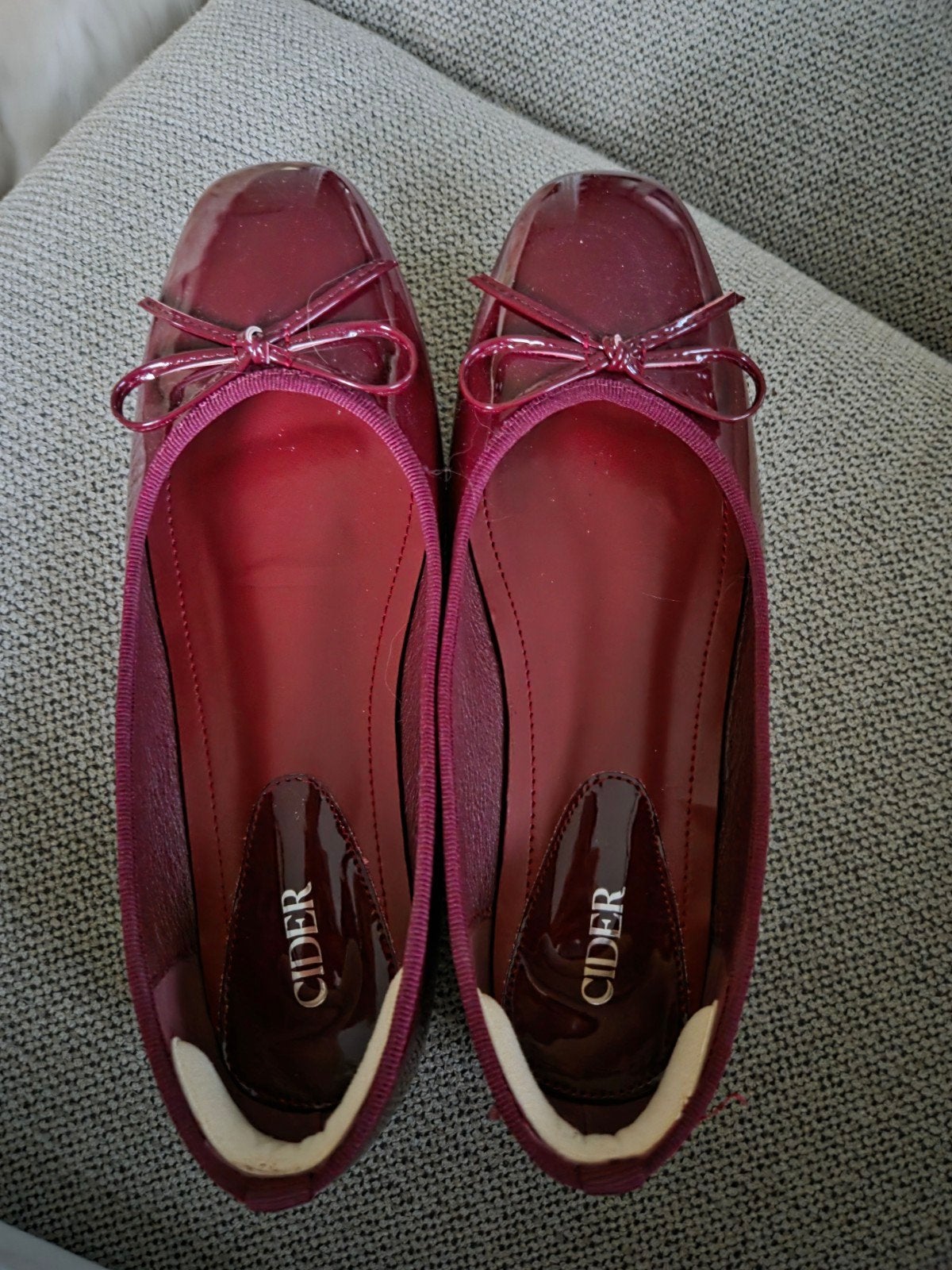 Nieuwe donkerrode ballerina's maat 40, Kleding | Dames, Nieuw, Ballerina's, Ophalen of Verzenden, Rood