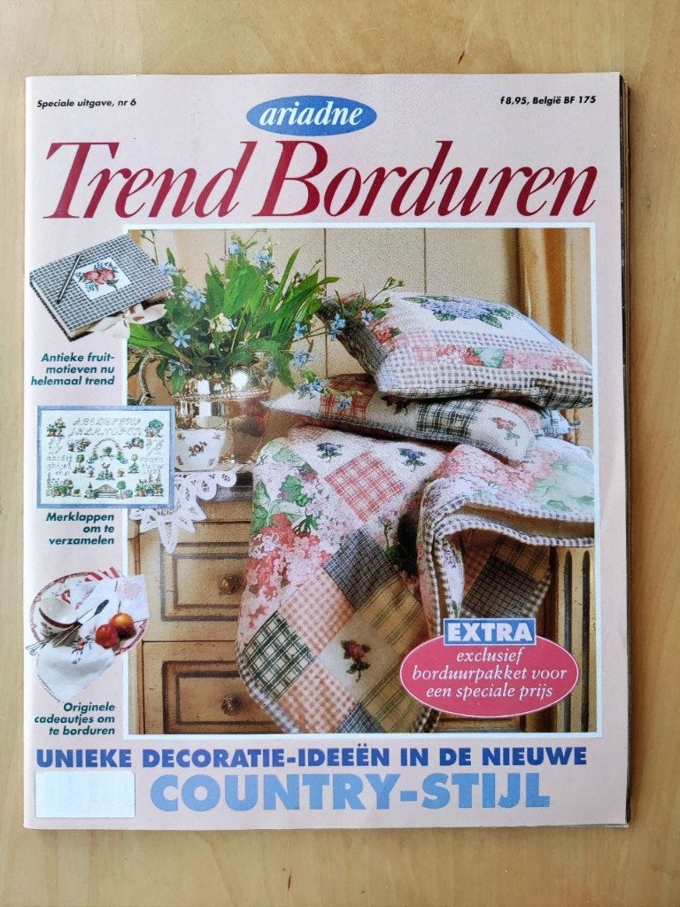 Trend Borduren – Speciale uitgave nr: 6 --- Ariadne, Ophalen of Verzenden, Zo goed als nieuw, Handborduren, Patroon