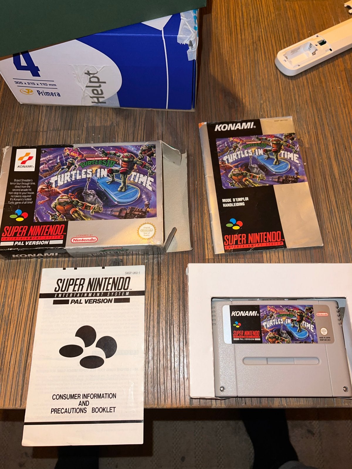 Teenage Mutant Ninja Turtles IV: Turtles in Time SNES, Avontuur en Actie, Gebruikt, 2 spelers, Eén computer
