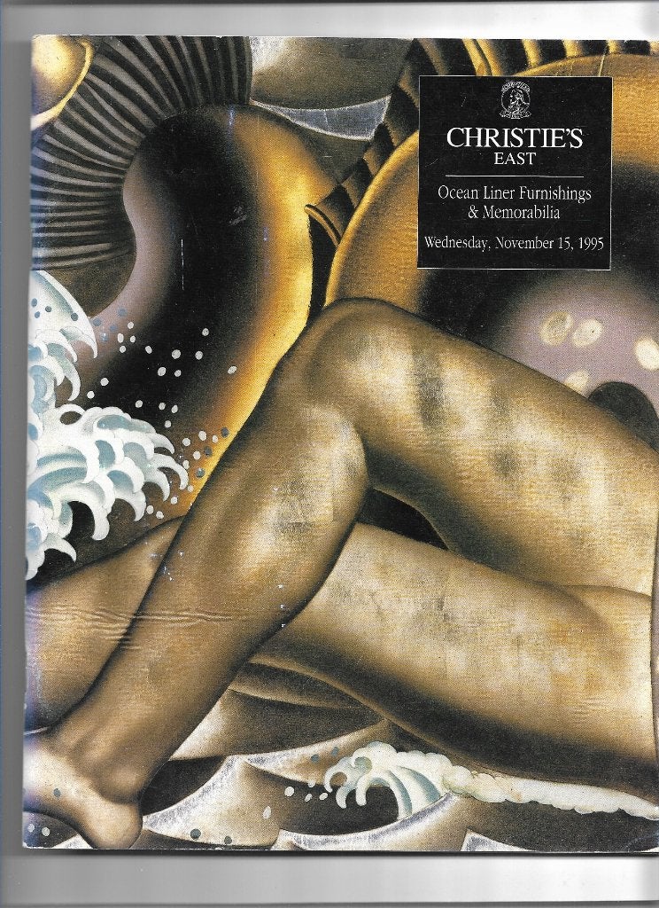 Ocean liners furnishings & memorabilia, 1995, Christie's East, Ophalen of Verzenden, Zo goed als nieuw, Overige onderwerpen