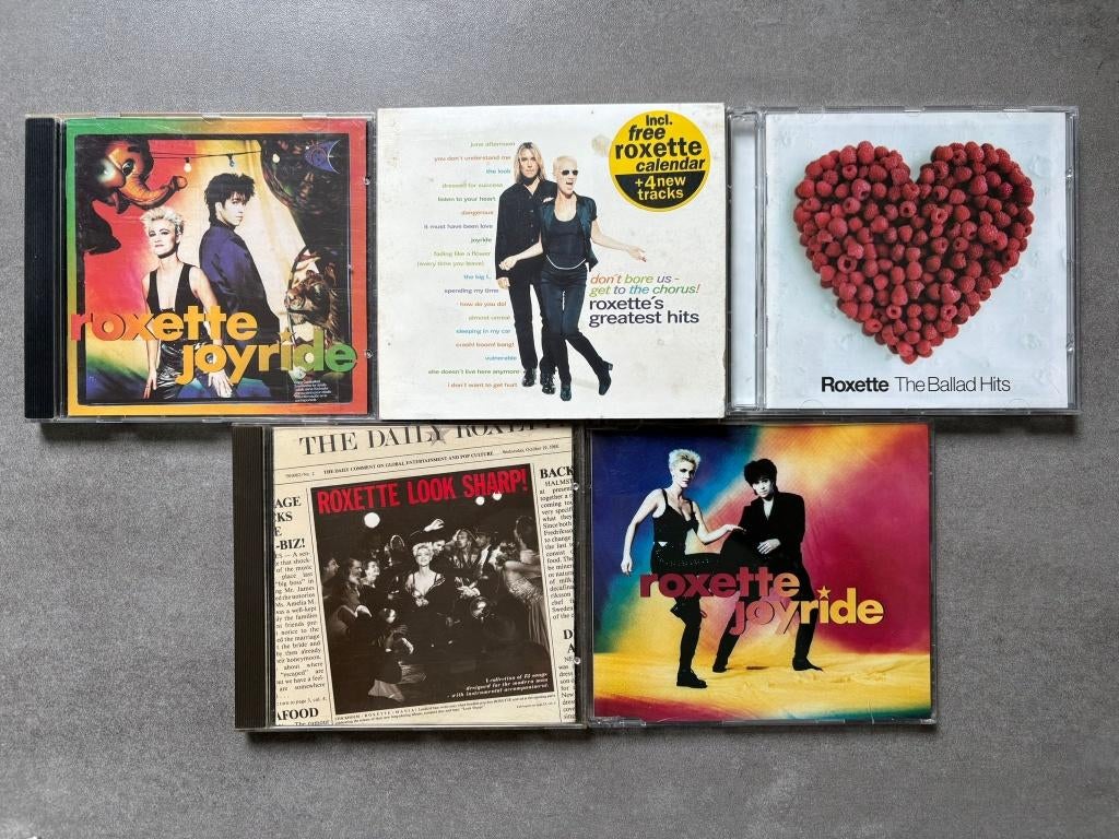 Roxette 4x cd- Don't Bore Us Best Of, Joyride, B. Hits, Look, Ophalen of Verzenden, Zo goed als nieuw, Poprock