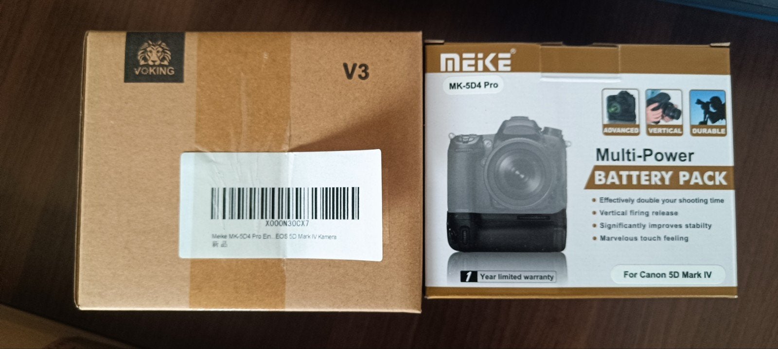 Nieuwe Meike MK-5D4 Pro Batterijgrip voor Canon 5, Nieuw, Overige merken, Canon, Batterygrip