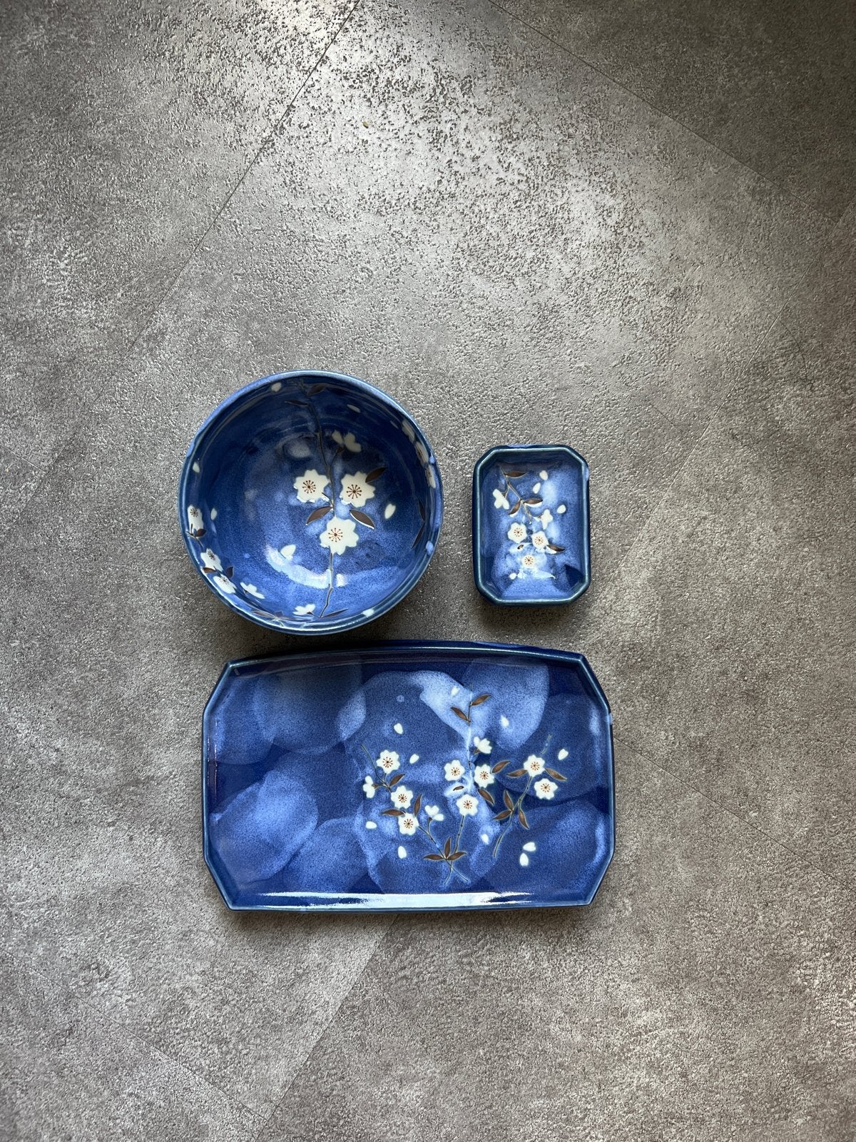 Tokyo Design Studio Blue Sakura Kommenset, Aziatisch, Overige merken, Keramiek, Nieuw