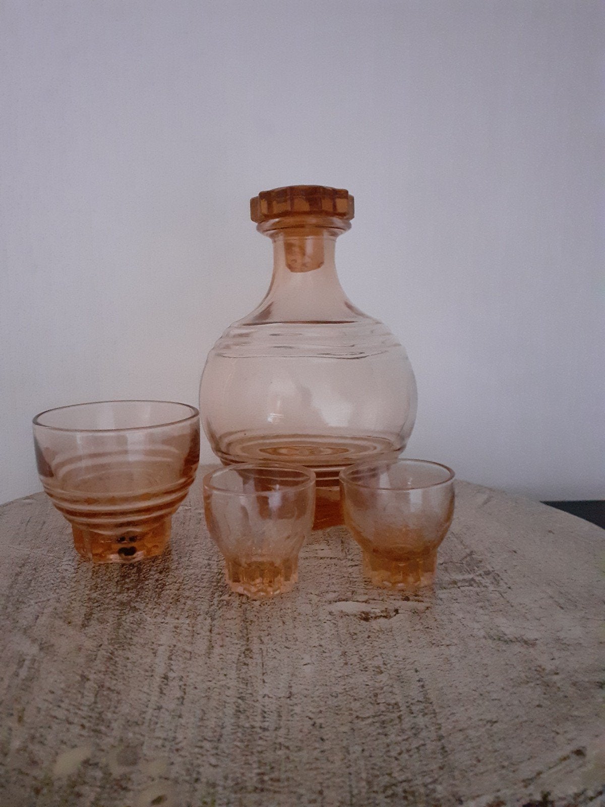 Frans likeur setje., Verzamelen, Glas en Borrelglaasjes, Ophalen of Verzenden, Borrel- of Shotglas