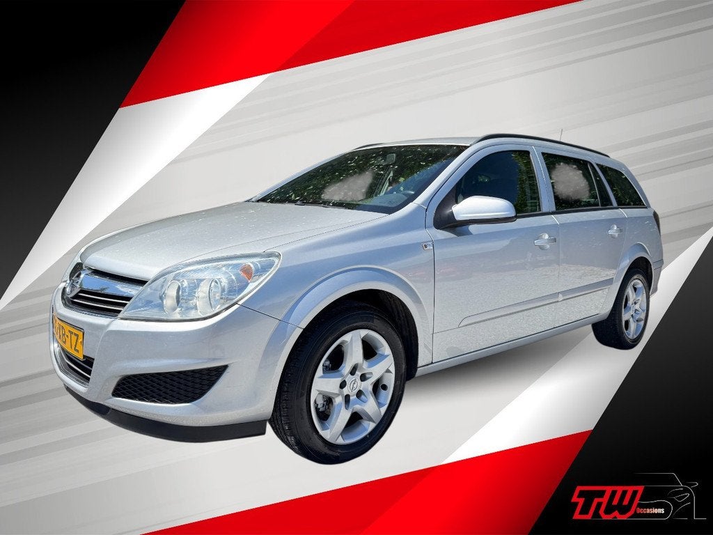 Opel Astra Wagon 1.6 Business AUT|NWE APK|AIRCO|TREKH|CRUISE, Stof, Gebruikt, Zwart, 4 cilinders
