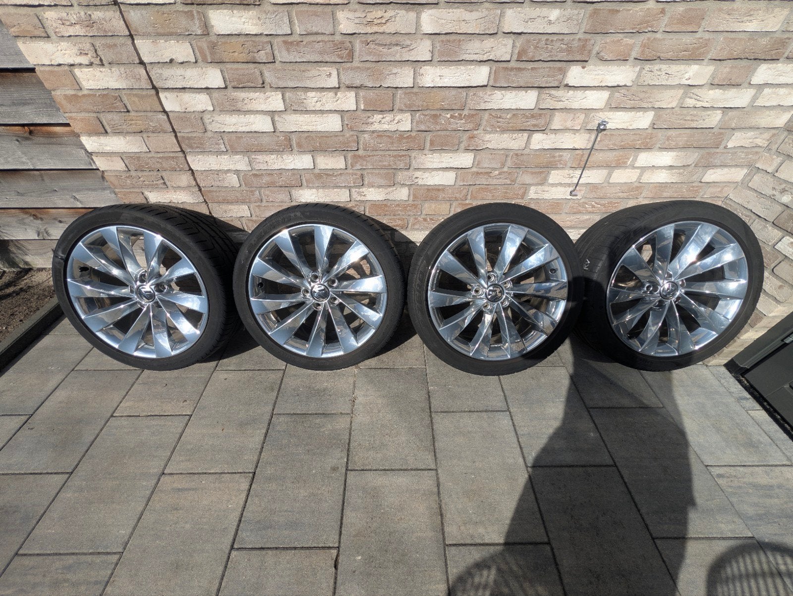 Originele VW Scirocco Interlagos velgen 18inch, Ophalen, 18 inch, Banden en Velgen, 235 mm