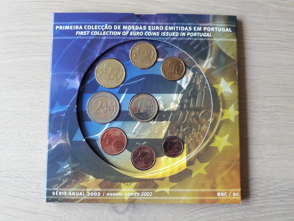 PORTUGAL 2002; officiele KMS euroset, Postzegels en Munten, Munten | Europa | Euromunten, Ophalen of Verzenden, Portugal, Overige waardes