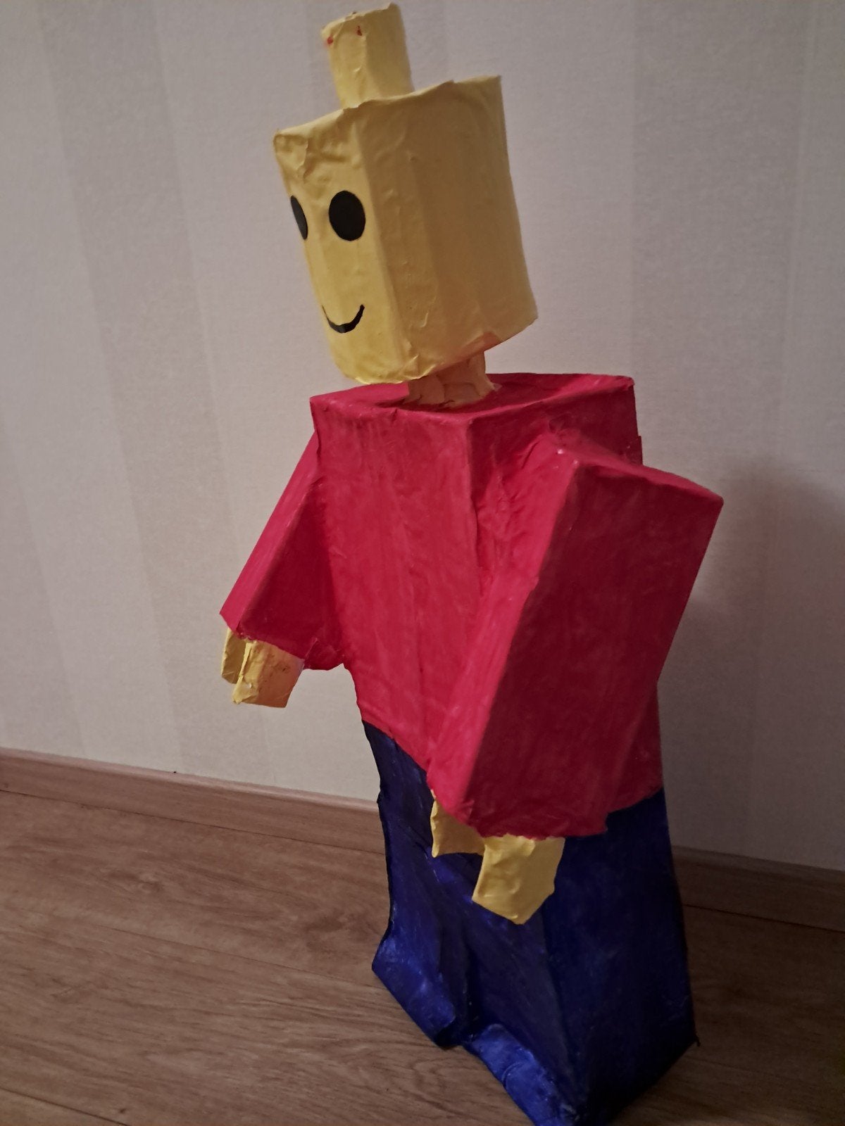 Grote Lego Minifiguur met opbergruimte - Uniek Handgemaakt, Diversen, Sinterklaas, Ophalen of Verzenden, Nieuw