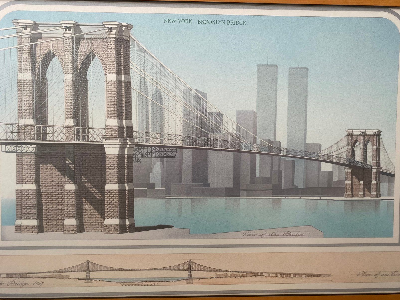 Gedetailleerde Brooklyn Bridge, Ophalen