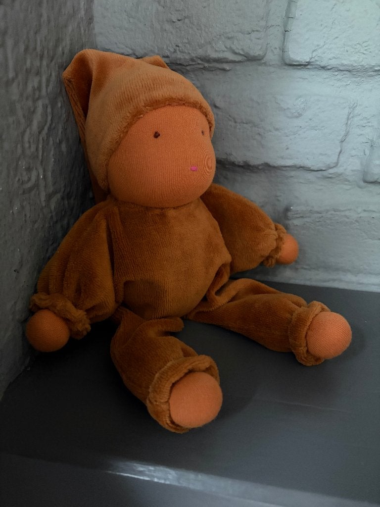 Zonnekind Mini Knuffelpop 32KL LBR / 25cm / Antroposofisch, Verzenden, Nieuw, Overige typen