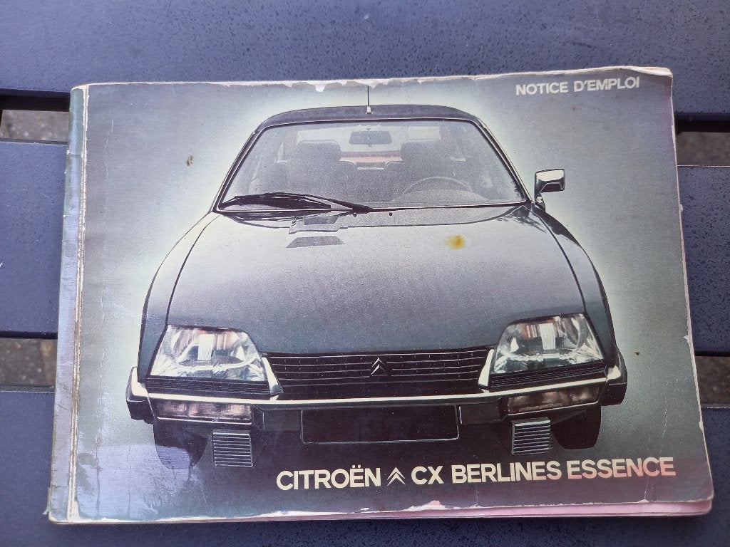 Citroën CX Benzine Instructieboekje - 1978, Auto diversen, Handleidingen en Instructieboekjes, Ophalen of Verzenden