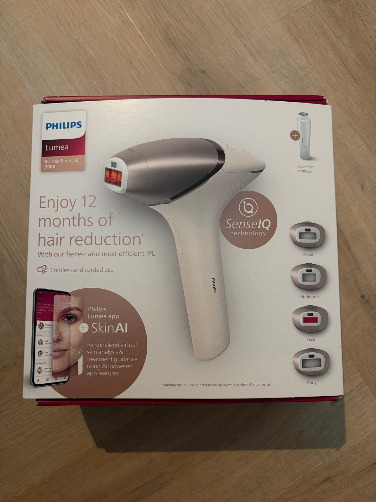Philips Lumea IPL Hair Removal 9900 - Nieuw in doos, Ophalen of Verzenden, Zo goed als nieuw