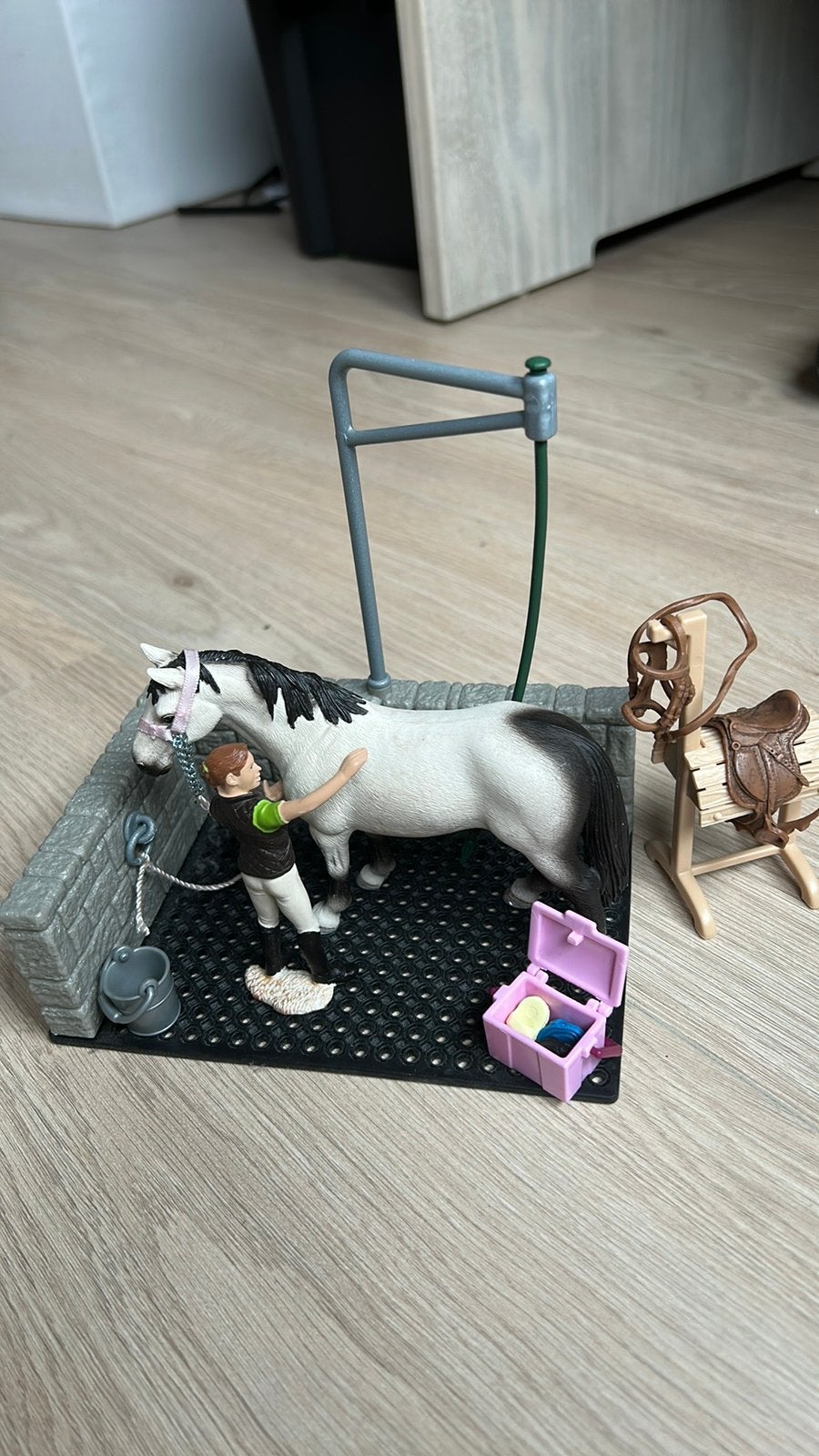 Schleich poetsplaats, Ophalen of Verzenden, Zo goed als nieuw
