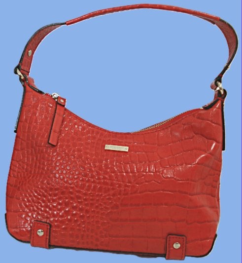 KATE SPADE♥️ croc embossed hobo tas NIEUW!, Verzenden, Nieuw, Rood, Handtas