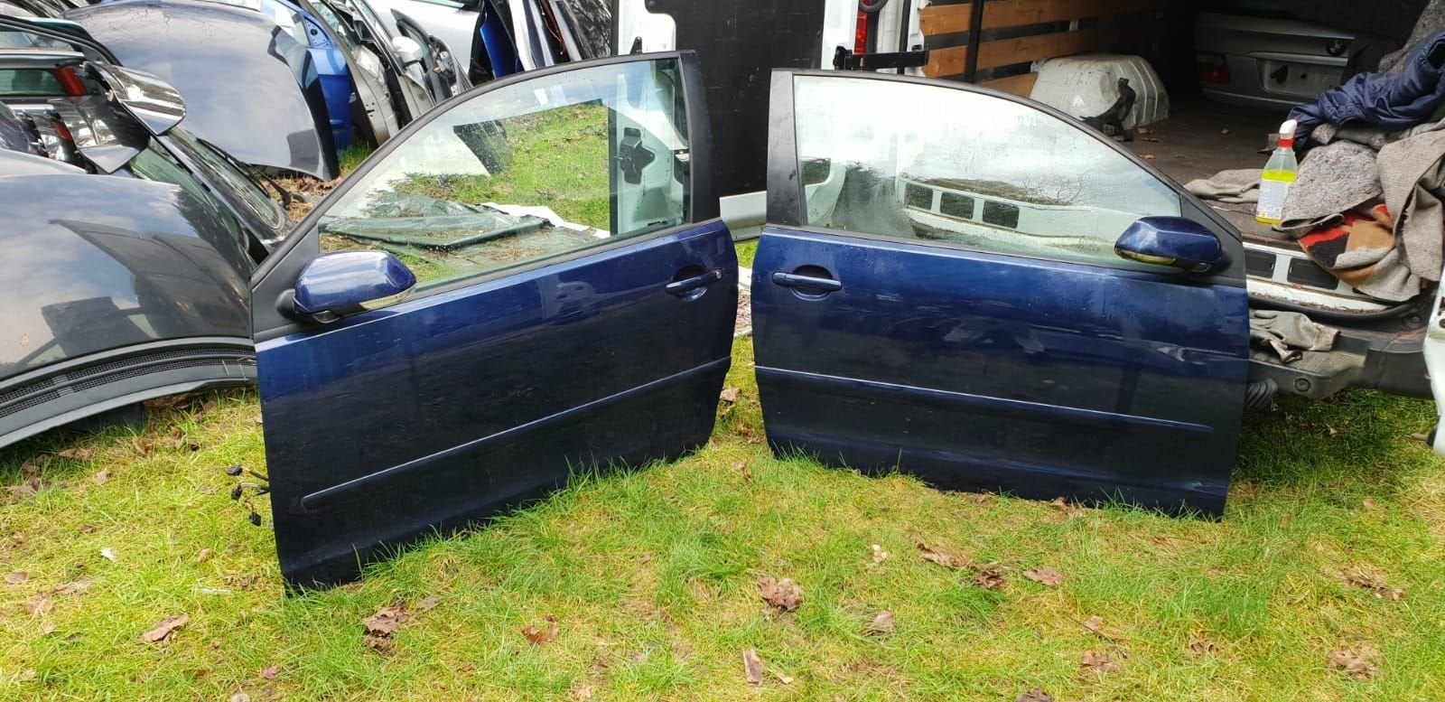 VW POLO PORTIEREN LINKS+RECHTS BJ 2002 TOT 2007, Gebruikt, -, Deur, -
