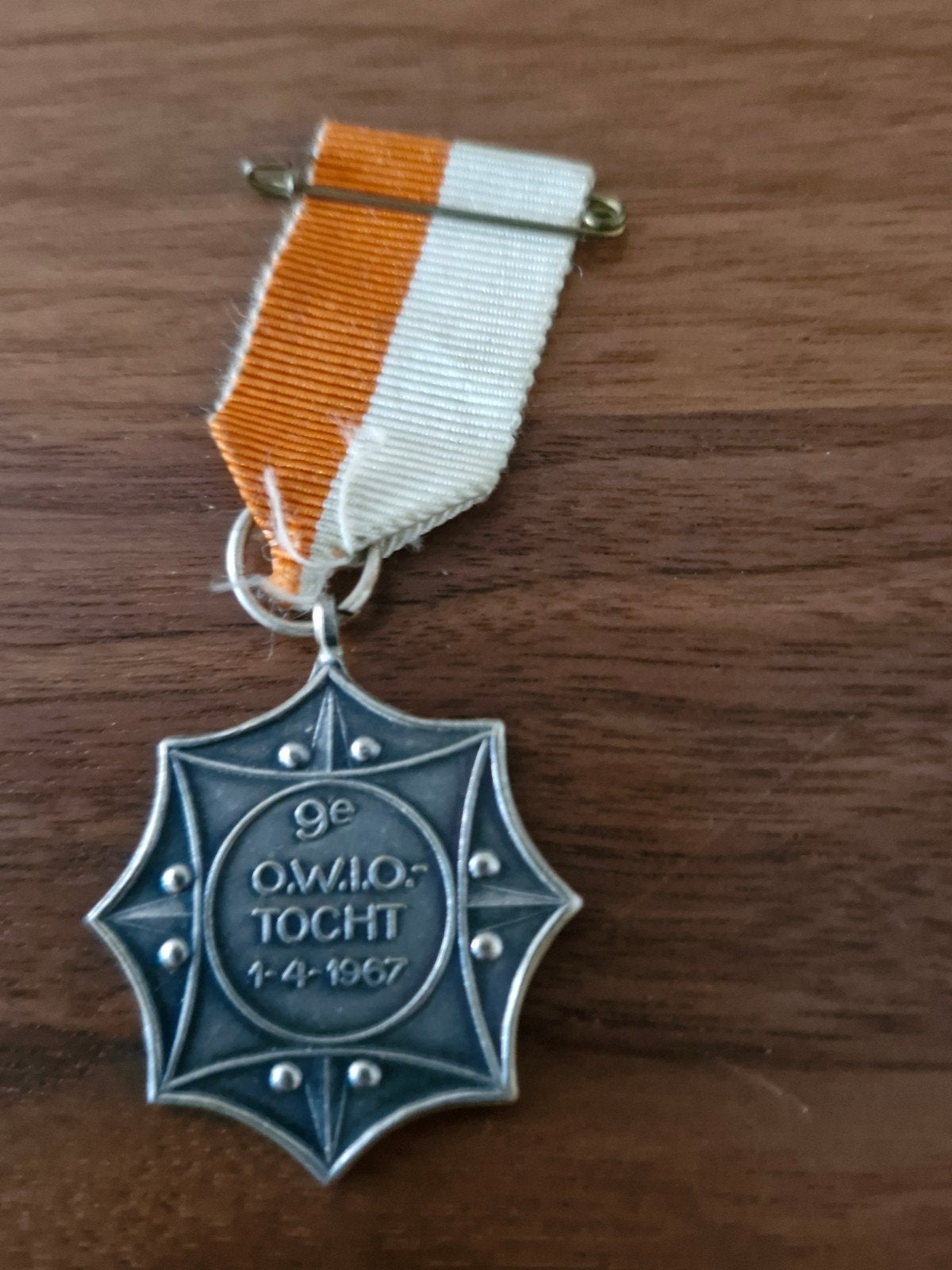 052   De 9e O.W.I.O. Tocht Medaille 1967, Ophalen of Verzenden