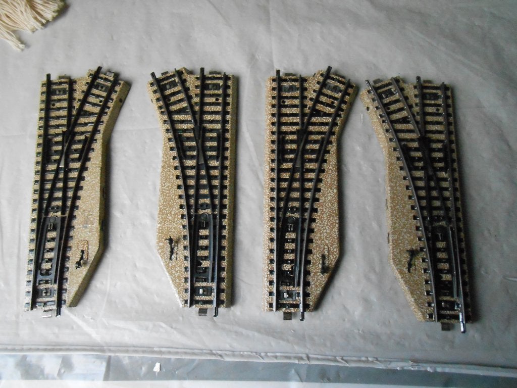 Märklin 5221, 2x. 2 paar hand wissels R2, 4 wissels dus, Wisselstroom, Ophalen of Verzenden, Märklin, Nieuw