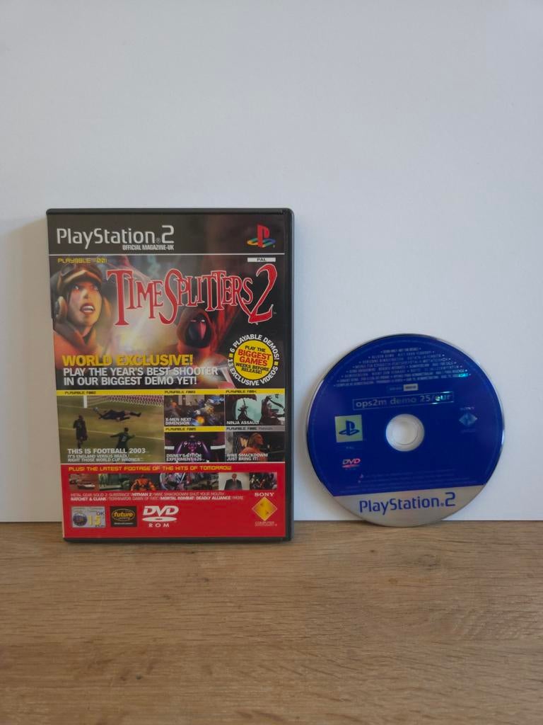 Playstation 2 (PS2) - Demo Disc 25/oktober 2002, Spelcomputers en Games, Ophalen of Verzenden, Zo goed als nieuw, Sport, Vanaf 3 jaar