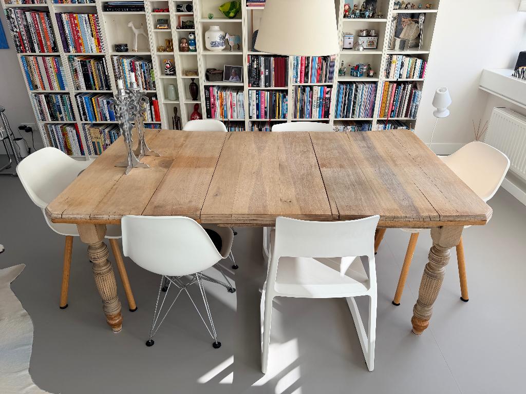 Vintage Grenen Tafel, Antiek en Kunst, Ophalen