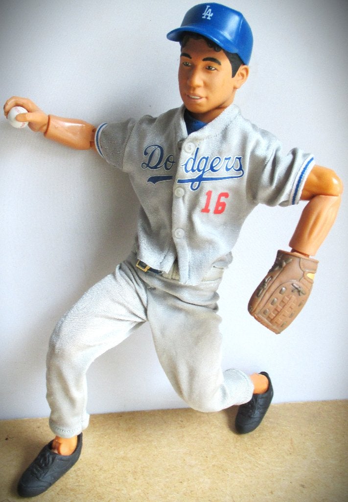Honkbal speler Hideo Nomo~Pop 1998~Baseball~Hasbro Kenner, Sport en Fitness, Honkbal en Softbal, Ophalen of Verzenden, Gebruikt
