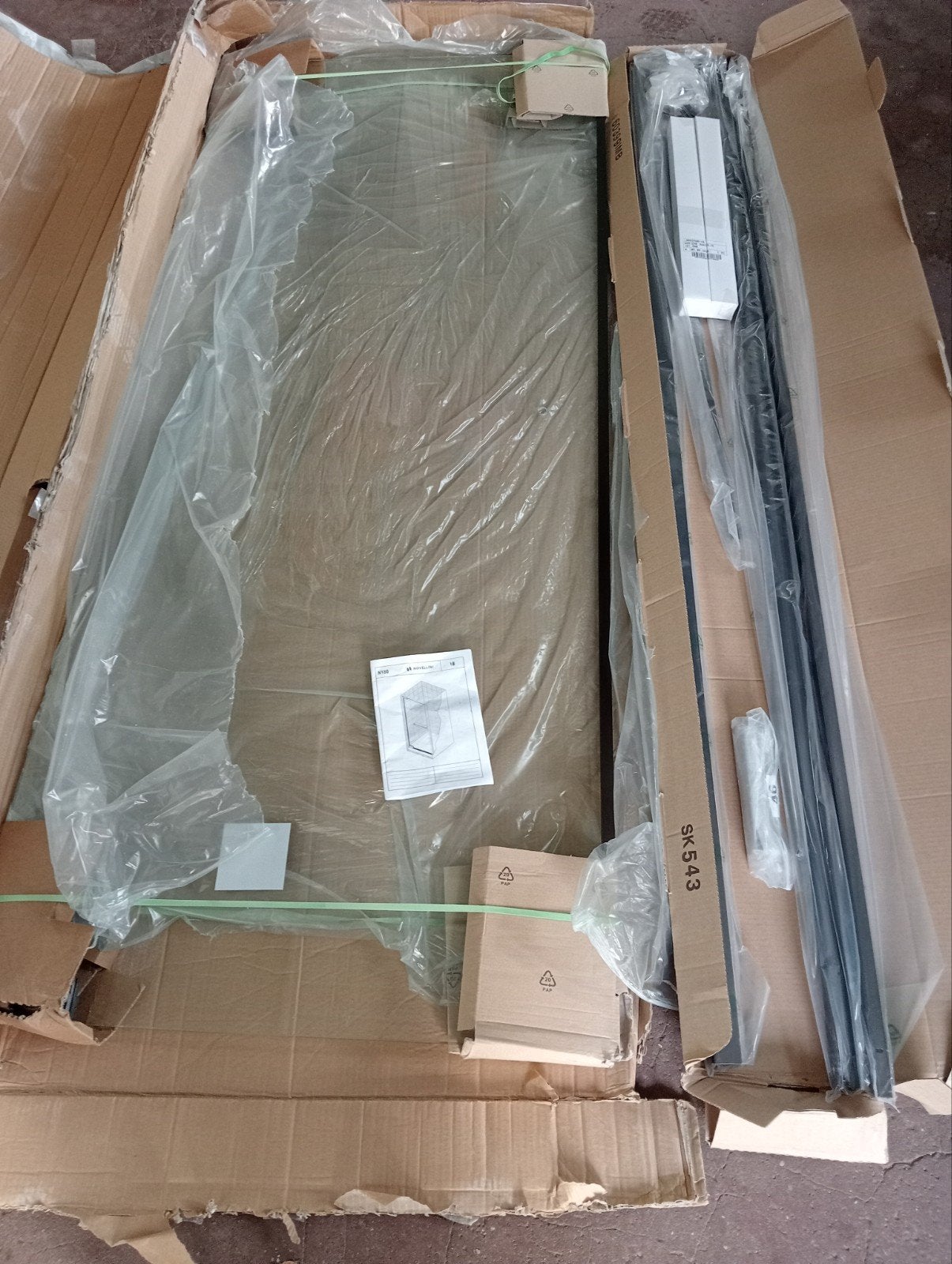 Douchedeur Novellini nieuw, Ophalen, Overige typen, Nieuw, 50 tot 100 cm