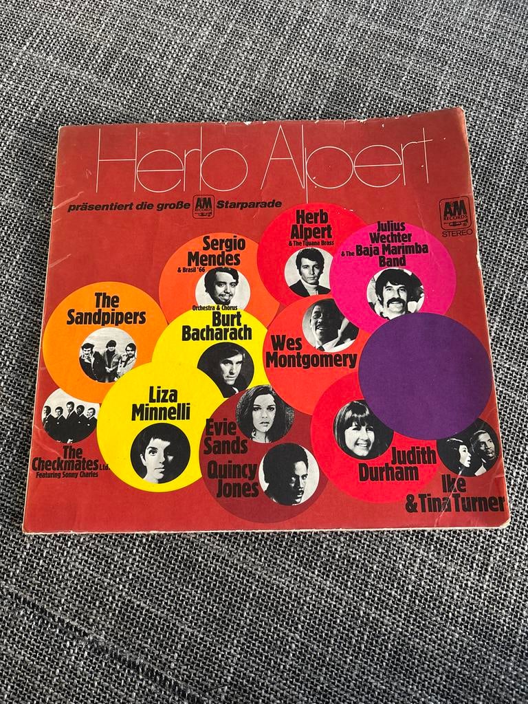 Herbo Alpert presenteert de grote AM Starparade LP, Cd's en Dvd's, Vinyl | Pop, Ophalen, Gebruikt, 12 inch