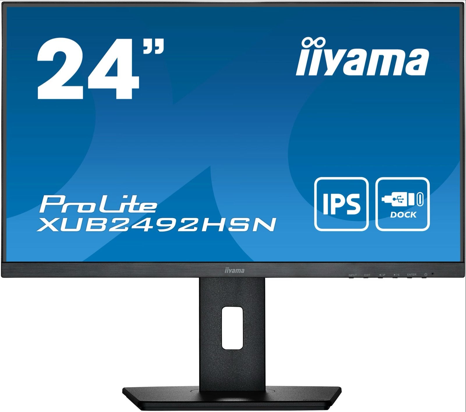 iiyama ProLite XUB2492HSN-B5 | 24” IPS USB-C Full HD Monitor, Computers en Software, Monitoren, Info@novadisplays.nl, In hoogte verstelbaar