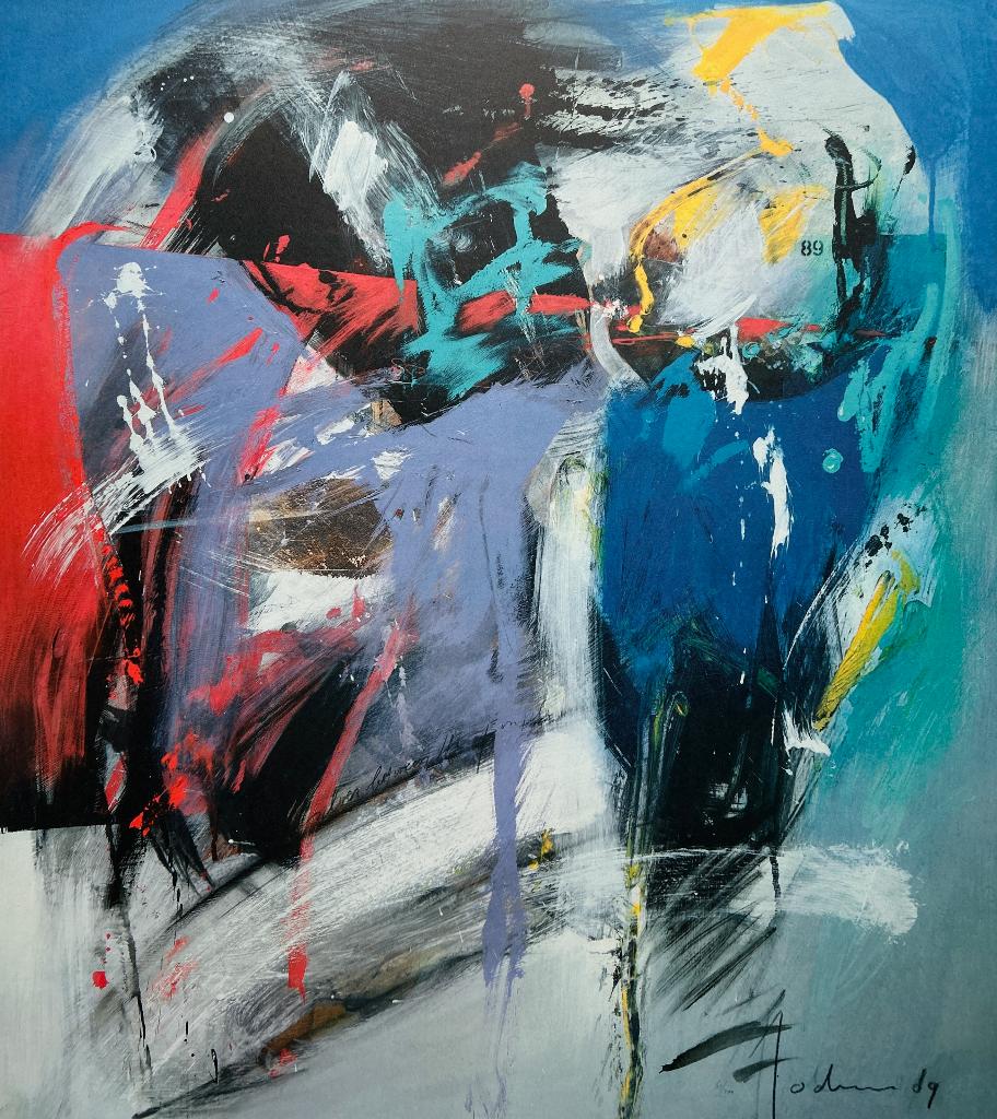 Zeefdruk Jochum Bakker   ZOMEROPRUIMING, Antiek en Kunst, Kunst | Litho's en Zeefdrukken, Verzenden