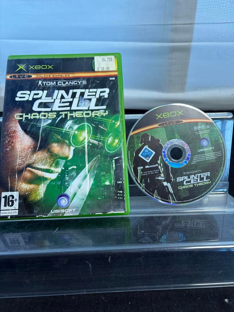 Splinter Cell Chaos Theory Xbox Original, Spelcomputers en Games, Games | Xbox Original, Avontuur en Actie, Online, Gebruikt, Chaos