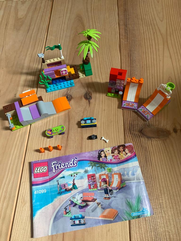 Lego friends 41099 Skatepark, Ophalen of Verzenden, Gebruikt