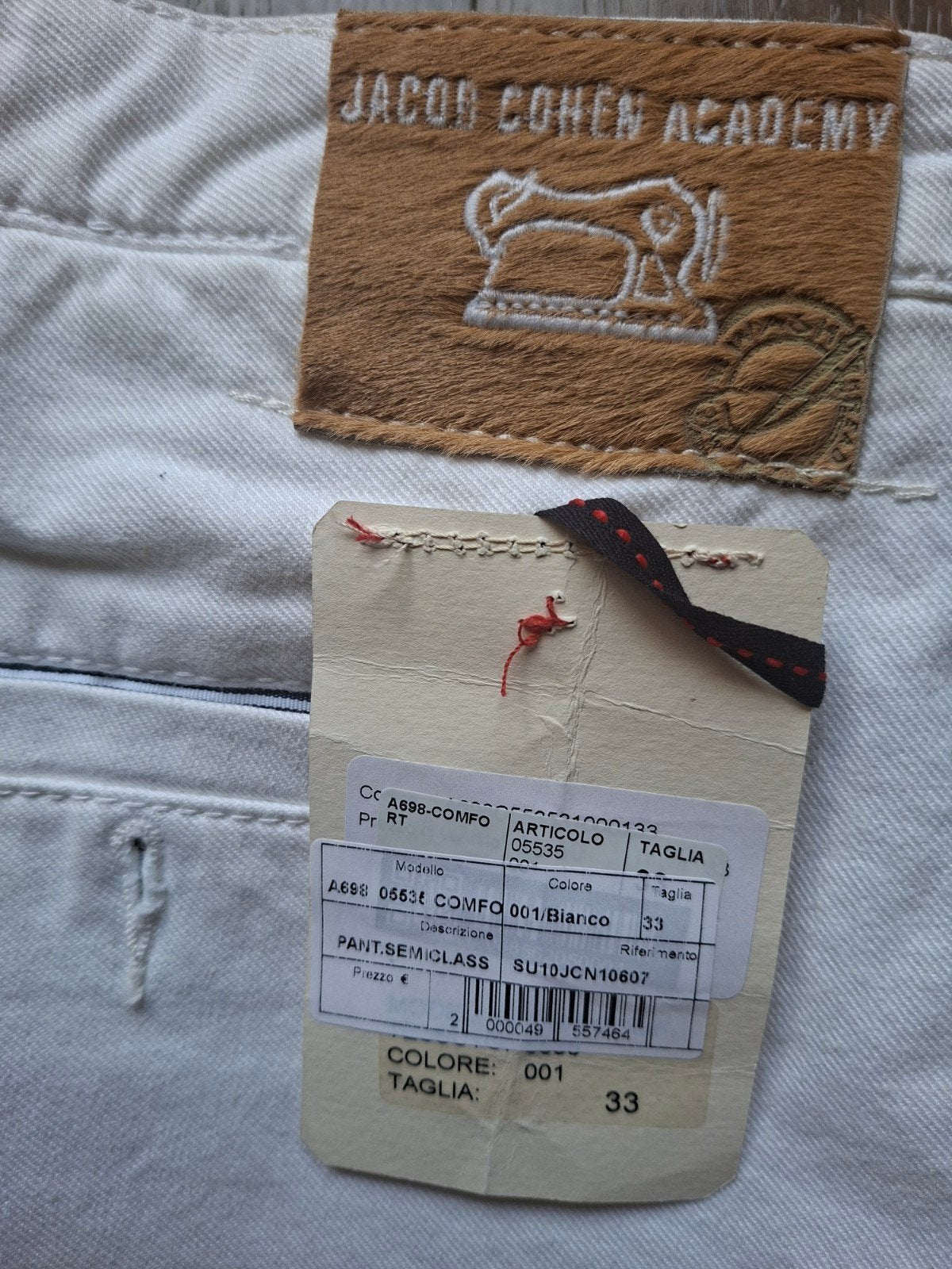 JACOB COHEN jeans-chino maat 33, Wit, Nieuw, Ophalen of Verzenden, Jacob Cohen